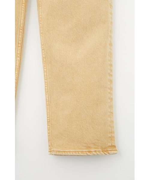 MOUSSY(マウジー)の「PLAIN JEANS COLOR STRAIGHT(デニムパンツ・レディース・ライトベージュ/イエロー/ダークグリーン・24inch/25inch/23inch/27inch/26inch)」の15枚目の写真