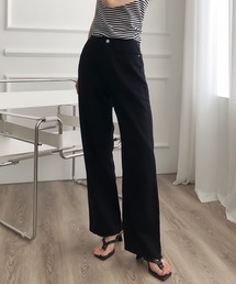ハイウエストストレートデニム