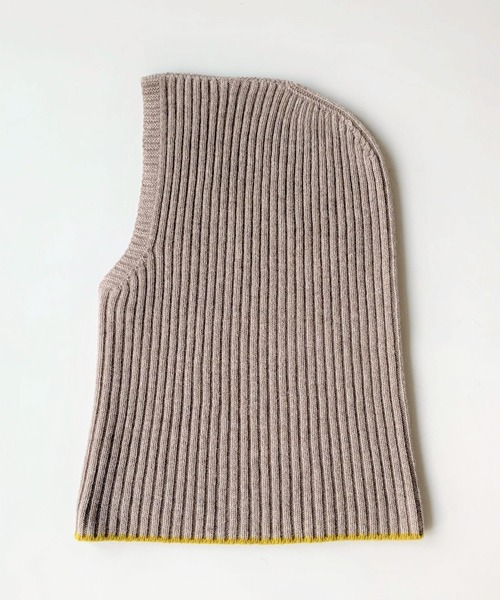 Q（キュー）の「ホールガーメントスヌード（ネックウォーマー/スヌード・レディース・チャコールグレー/ライトグレー/ベージュ・ONE SIZE）」の5枚目の写真