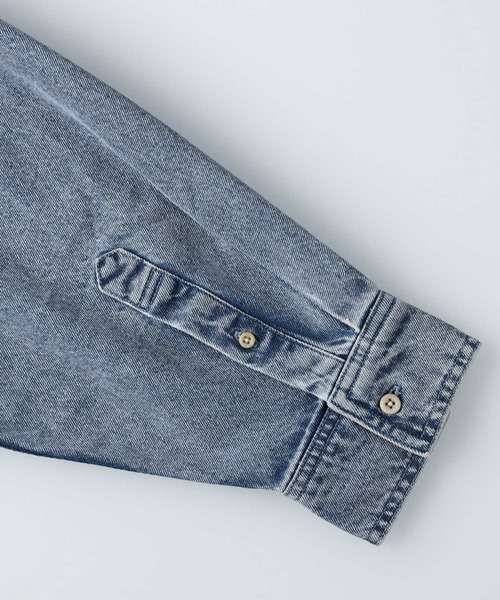 HONEYSUCKLE ROSE（ハニーサックルローズ）の「【HONEYSUCKLE ROSE】デニムシャツアウター（シャツ/ブラウス・レディース・ライトインディゴブルー・M/L）」の13枚目の写真