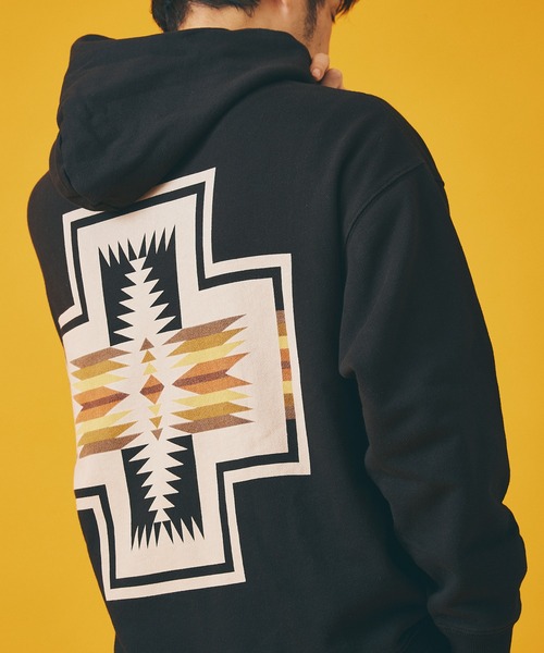 PENDLETON（ペンドルトン）の「【PENDLETON×JS / ペンドルトン】別注 バックプリント スウェットパーカー [ユニセックス対応]（パーカー・メンズ・ブラック/ブラック系その他/ホワイト/グレー・LARGE/X-LARGE/MEDIUM）」の18枚目の写真