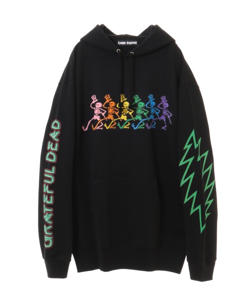 Candy Stripper（キャンディストリッパー）の「//GRATEFUL DEAD×Candy Stripper//DANCING SKELETON HOODIE（パーカー・レディース・ブラック/アイボリー/ブルー/ヘザーグレー・2）」の7枚目の写真