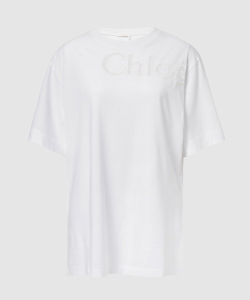 Chloe（クロエ）の「＜Chloe（クロエ）＞LOGO Tシャツ □□□（T