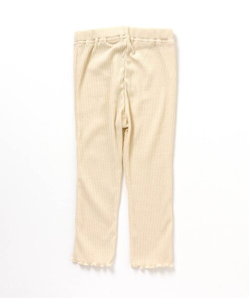 BREEZE（ブリーズ）の「メロウリブレギンス 9分丈（レギンス/スパッツ・キッズ・ラベンダー/ブラック/ブラウン/オフホワイト・140/110/130/120/80/100/90）」の8枚目の写真