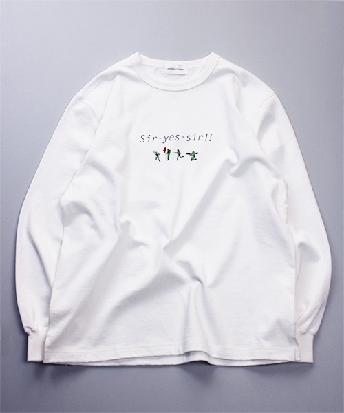 Universal Style Wear(ユニバーサルスタイルウェア)の「Universal Style Wear サーイエッサー ロンT(Tシャツ/カットソー・メンズ・ブラック/ホワイト・MEDIUM/LARGE/X-LARGE)」の7枚目の写真