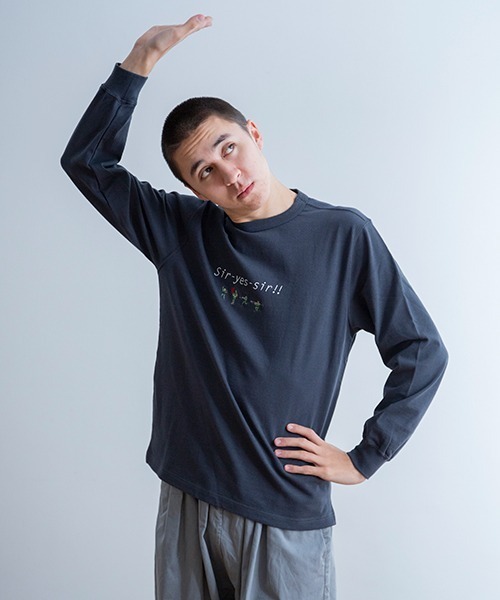Universal Style Wear(ユニバーサルスタイルウェア)の「Universal Style Wear サーイエッサー ロンT(Tシャツ/カットソー・メンズ・ブラック/ホワイト・MEDIUM/LARGE/X-LARGE)」の19枚目の写真