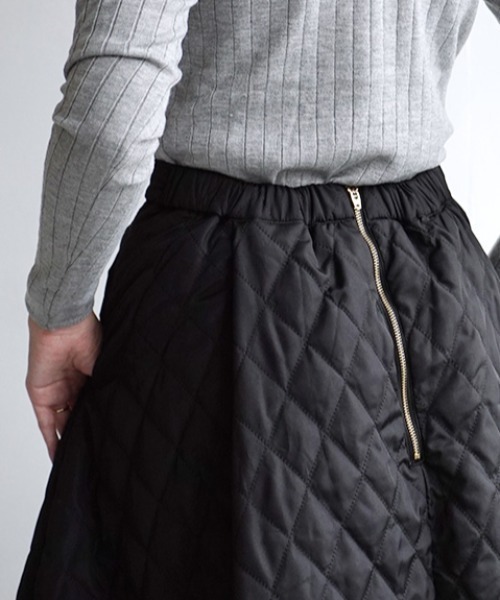 zootie（ズーティー）の「サニーヒート キルティングスカート（スカート・レディース・ブラック/アッシュブラウン・M）」の6枚目の写真