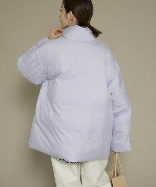 KBF（ケイビーエフ）の「エアコンダウンBIGジャケット（ダウンジャケット/コート・レディース・ベージュ/アイボリー/ブルー系その他・ONE）」の15枚目の写真