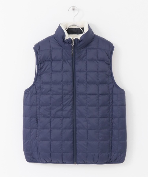 TAION(タイオン)の「TAION DOWNxBOA REVERSIBLE VEST(ダウンベスト・メンズ・ブラック/ネイビー/オリーブ/キャメル・MEDIUM/LARGE/X-LARGE)」の11枚目の写真