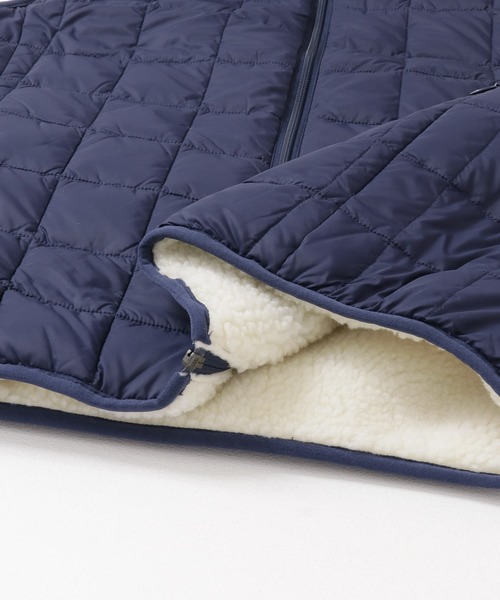 TAION(タイオン)の「TAION DOWNxBOA REVERSIBLE VEST(ダウンベスト・メンズ・ブラック/ネイビー/オリーブ/キャメル・MEDIUM/LARGE/X-LARGE)」の15枚目の写真