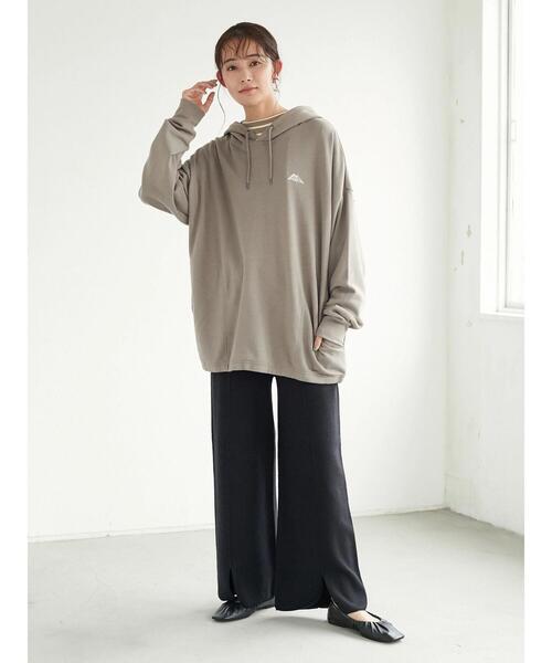 CRAFT STANDARD BOUTIQUE(クラフトスタンダードブティック)の「ポケット付きハイネックボーダーカットプルオーバー *(Tシャツ/カットソー・レディース・ベージュ/チャコールグレー/アイボリー/ピンク系その他2・FREE)」の16枚目の写真
