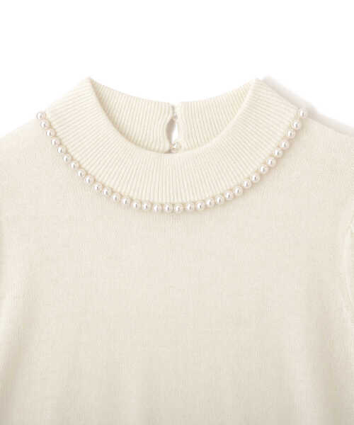 PROPORTION BODY DRESSING(プロポーションボディドレッシング)の「パールネックニット / 1211270111(ニット/セーター・レディース・パープル/ネイビー/ホワイト系その他・SMALL/MEDIUM)」の9枚目の写真