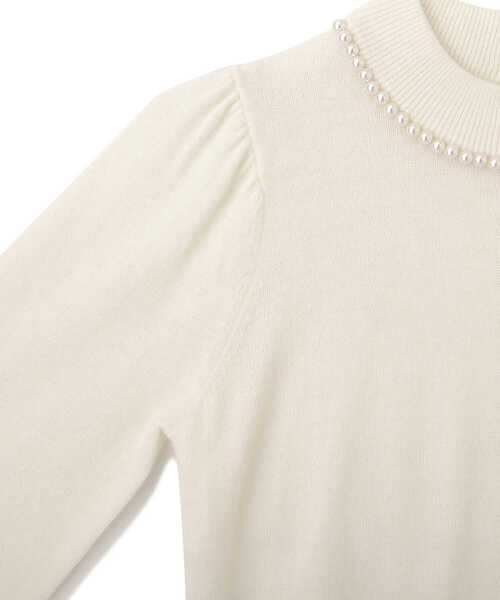PROPORTION BODY DRESSING(プロポーションボディドレッシング)の「パールネックニット / 1211270111(ニット/セーター・レディース・パープル/ネイビー/ホワイト系その他・SMALL/MEDIUM)」の10枚目の写真