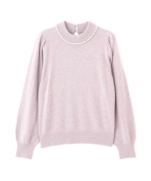 PROPORTION BODY DRESSING(プロポーションボディドレッシング)の「パールネックニット / 1211270111(ニット/セーター・レディース・パープル/ネイビー/ホワイト系その他・SMALL/MEDIUM)」の14枚目の写真