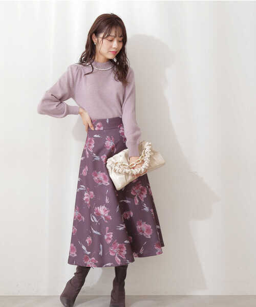 PROPORTION BODY DRESSING(プロポーションボディドレッシング)の「パールネックニット / 1211270111(ニット/セーター・レディース・パープル/ネイビー/ホワイト系その他・SMALL/MEDIUM)」の19枚目の写真