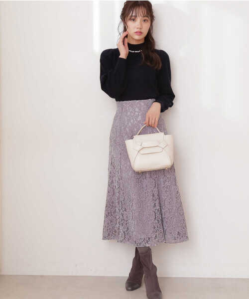 PROPORTION BODY DRESSING(プロポーションボディドレッシング)の「パールネックニット / 1211270111(ニット/セーター・レディース・パープル/ネイビー/ホワイト系その他・SMALL/MEDIUM)」の22枚目の写真