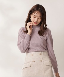 PROPORTION BODY DRESSING | パールネックニット / 1211270111(ニット/セーター)