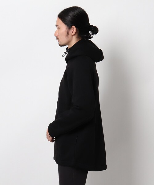 BASECONTROL（ベースコントロール）の「◆ニットフリース 止水ファスナー フードアウター（ブルゾン・メンズ・チャコールグレー/ブラック/アイボリー・01/02/03）」の11枚目の写真