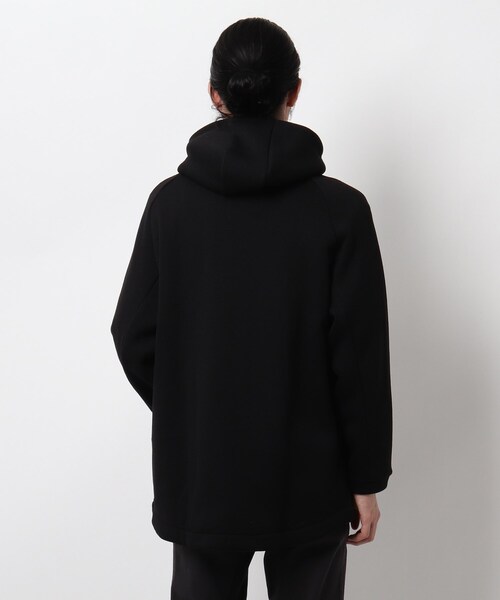 BASECONTROL（ベースコントロール）の「◆ニットフリース 止水ファスナー フードアウター（ブルゾン・メンズ・チャコールグレー/ブラック/アイボリー・01/02/03）」の12枚目の写真