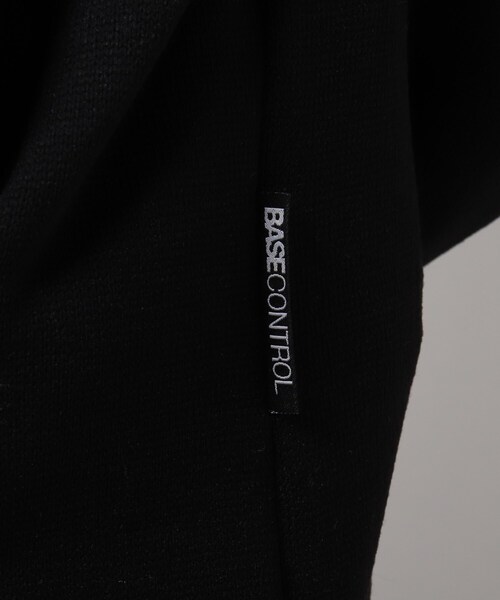 BASECONTROL（ベースコントロール）の「◆ニットフリース 止水ファスナー フードアウター（ブルゾン・メンズ・チャコールグレー/ブラック/アイボリー・01/02/03）」の10枚目の写真