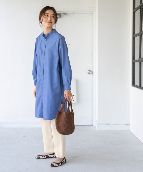 LEPSIM（レプシィム）の「ビキモウセミフレアパンツ　218819（チノパンツ・レディース・グリーン/オレンジ/アイボリー/グレー/カーキ・MEDIUM/SMALL/LARGE）」の6枚目の写真