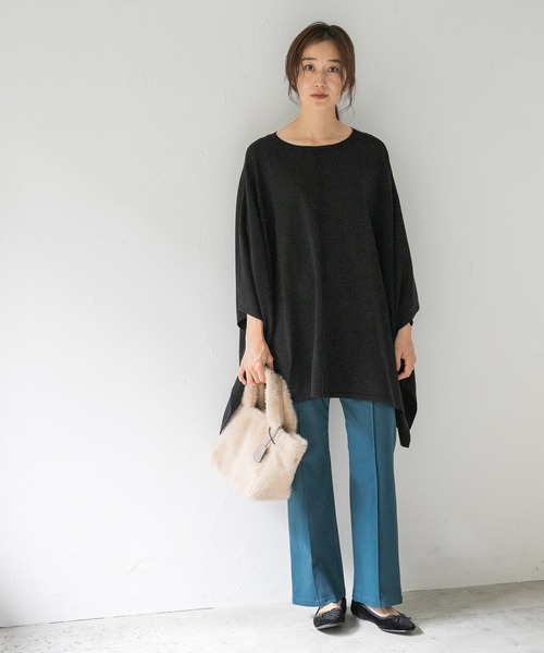 LEPSIM（レプシィム）の「ビキモウセミフレアパンツ　218819（チノパンツ・レディース・グリーン/オレンジ/アイボリー/グレー/カーキ・MEDIUM/SMALL/LARGE）」の10枚目の写真