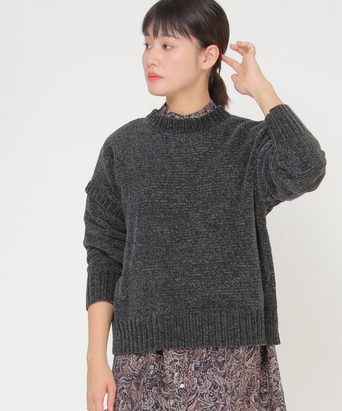 ikka（イッカ）の「モールニット袖デザインプルオーバー（ニット/セーター・レディース・オフホワイト/チャコール/ブラウン系その他/ミント・M/L）」の20枚目の写真