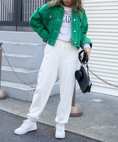 WEGO(ウィゴー)の「WEGO/カラーショートジャケット(デニムジャケット・レディース・ブラック/ライトインディゴブルー/ケリー・FREE)」の12枚目の写真