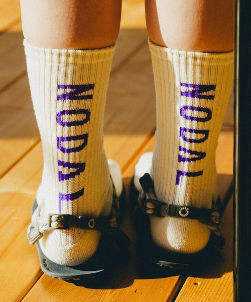 NODAL(ノーダル)の「NODAL / ノーダル LOGO SOCKSロゴソックス(ユニセックス)(ソックス/靴下・メンズ・ピンク/ホワイト/グレー/ブラック/サックスブルー/ヘザーグレー/オリーブドラブ/イエロー/レッド/ライトブルー/オレンジ/ネイビー/パープル/ブラウン/ブラック系その他/ホワイト系その他/エメラルド/ライトイエロー/アッシュグレー/ダークブルー/ワイン/アイボリー/クリーム/アクア/ダークブラウン/オートミール/ミント/キャメル/ダークネイビー・FREE)」の12枚目の写真