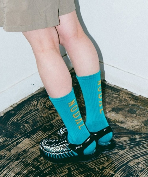 NODAL(ノーダル)の「NODAL / ノーダル LOGO SOCKSロゴソックス(ユニセックス)(ソックス/靴下・メンズ・ピンク/ホワイト/グレー/ブラック/サックスブルー/ヘザーグレー/オリーブドラブ/イエロー/レッド/ライトブルー/オレンジ/ネイビー/パープル/ブラウン/ブラック系その他/ホワイト系その他/エメラルド/ライトイエロー/アッシュグレー/ダークブルー/ワイン/アイボリー/クリーム/アクア/ダークブラウン/オートミール/ミント/キャメル/ダークネイビー・FREE)」の13枚目の写真