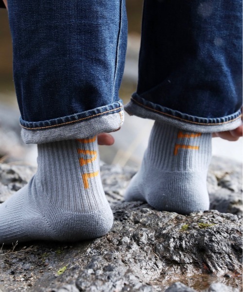 NODAL(ノーダル)の「NODAL / ノーダル LOGO SOCKSロゴソックス(ユニセックス)(ソックス/靴下・メンズ・ピンク/ホワイト/グレー/ブラック/サックスブルー/ヘザーグレー/オリーブドラブ/イエロー/レッド/ライトブルー/オレンジ/ネイビー/パープル/ブラウン/ブラック系その他/ホワイト系その他/エメラルド/ライトイエロー/アッシュグレー/ダークブルー/ワイン/アイボリー/クリーム/アクア/ダークブラウン/オートミール/ミント/キャメル/ダークネイビー・FREE)」の16枚目の写真