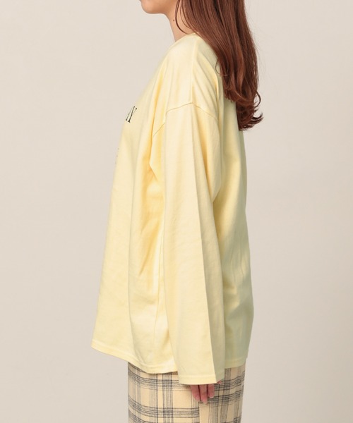 Heather(ヘザー)の「LOGOロンTEE 258154(Tシャツ/カットソー・レディース・ホワイト/イエロー/ブルー・FREE)」の11枚目の写真