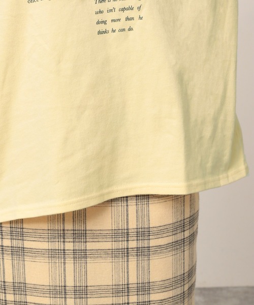 Heather(ヘザー)の「LOGOロンTEE 258154(Tシャツ/カットソー・レディース・ホワイト/イエロー/ブルー・FREE)」の15枚目の写真