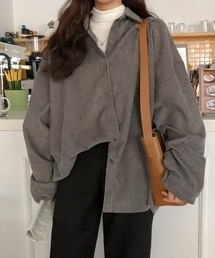 Mayree | 【Mayree】オーバーサイズコーデュロイシャツジャケット 2021AW(シャツ/ブラウス)