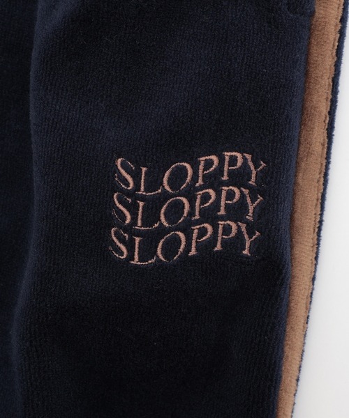 WHO'S WHO gallery（フーズフーギャラリー）の「【SLOPPY/スロッピー】ベロアストレートパンツ（その他パンツ・レディース・ダークグリーン/ネイビー/ブラウン/グレー・FREE）」の7枚目の写真