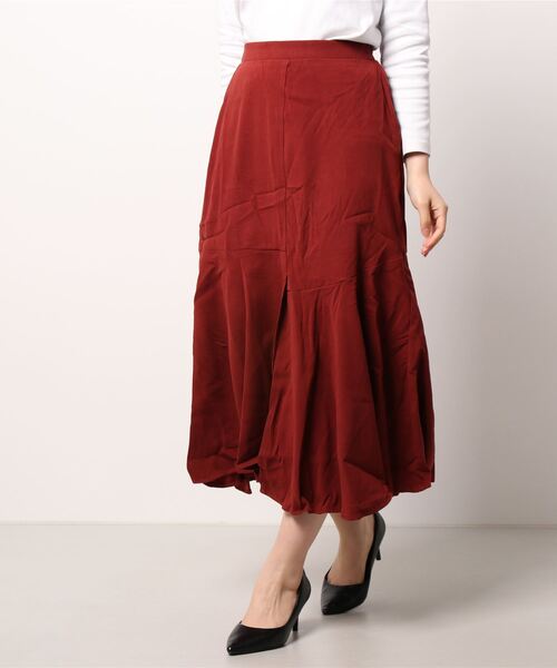 KOBE LETTUCE（コウベレタス）の「アシンメトリーマーメイドスカート[M3487]（スカート・レディース・ピンク系/ブラック/グリーン/オレンジ系/マスタード・FREE）」の5枚目の写真