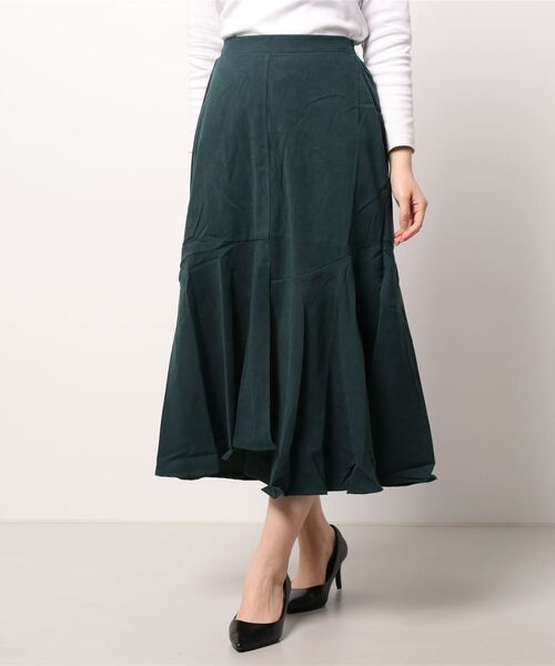 KOBE LETTUCE（コウベレタス）の「アシンメトリーマーメイドスカート[M3487]（スカート・レディース・ピンク系/ブラック/グリーン/オレンジ系/マスタード・FREE）」の3枚目の写真