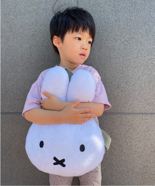 BIRTHDAY BAR（バースデイバー）の「一緒にお出かけ ふわもふミッフィー2・ボリス  シートベルト クッション ドライブ 車（クッション/クッションカバー・キッズ・ホワイト/ブラウン・フリー）」の9枚目の写真