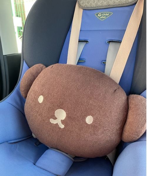 BIRTHDAY BAR（バースデイバー）の「一緒にお出かけ ふわもふミッフィー2・ボリス  シートベルト クッション ドライブ 車（クッション/クッションカバー・キッズ・ホワイト/ブラウン・フリー）」の8枚目の写真