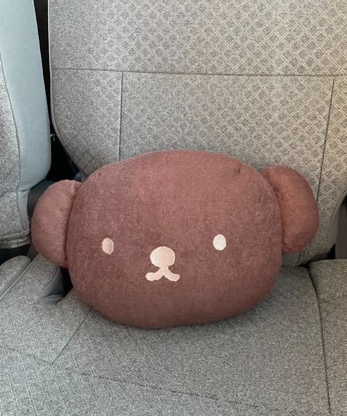 BIRTHDAY BAR（バースデイバー）の「一緒にお出かけ ふわもふミッフィー2・ボリス  シートベルト クッション ドライブ 車（クッション/クッションカバー・キッズ・ホワイト/ブラウン・フリー）」の7枚目の写真