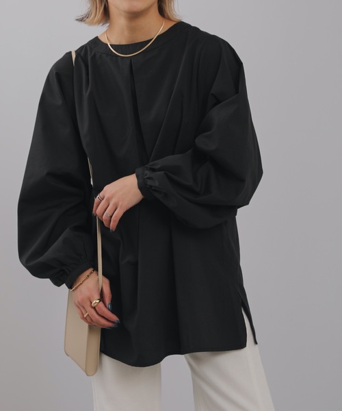 ap retro(アプレトロ)の「【apretro】ボリュームスリーブシャツブラウス 前後2WAY(シャツ/ブラウス・レディース・ホワイト/ブラック/ストライプ・FREE)」の19枚目の写真