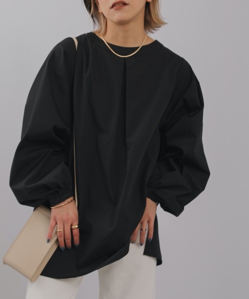 ap retro(アプレトロ)の「【apretro】ボリュームスリーブシャツブラウス 前後2WAY(シャツ/ブラウス・レディース・ホワイト/ブラック/ストライプ・FREE)」の22枚目の写真