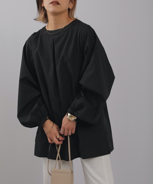 ap retro(アプレトロ)の「【apretro】ボリュームスリーブシャツブラウス 前後2WAY(シャツ/ブラウス・レディース・ホワイト/ブラック/ストライプ・FREE)」の21枚目の写真