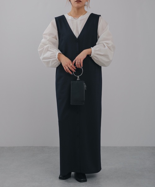 ap retro(アプレトロ)の「【apretro】ボリュームスリーブシャツブラウス 前後2WAY(シャツ/ブラウス・レディース・ホワイト/ブラック/ストライプ・FREE)」の14枚目の写真