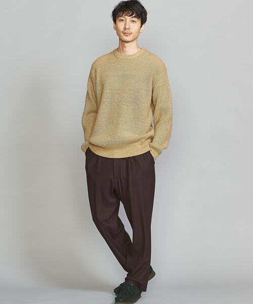 BEAUTY&YOUTH UNITED ARROWS（ビューティーアンドユースユナイテッドアローズ）の「BY ソフト ツイル ファット ノープリーツ パンツ（スラックス・メンズ・ブラック/ダークブラウン・S/M/L/XL）」の6枚目の写真