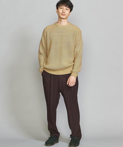 BEAUTY&YOUTH UNITED ARROWS（ビューティーアンドユースユナイテッドアローズ）の「BY ソフト ツイル ファット ノープリーツ パンツ（スラックス・メンズ・ブラック/ダークブラウン・S/M/L/XL）」の7枚目の写真