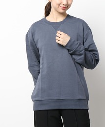 [ GIORDANO ] コットンクルーネック裏毛スウェット(トレーナー)