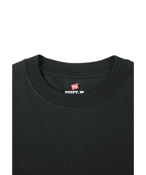 HANES(ヘインズ)の「【2枚セット】Hanes/ヘインズ BEEFY-T ヘビーウェイト Tシャツ 半袖 カットソー メンズ レディース ユニセックス 無地(Tシャツ/カットソー・メンズ・グレー/ブラック/ホワイト/ネイビー・X-SMALL/SMALL/LARGE/MEDIUM/X-LARGE)」の9枚目の写真