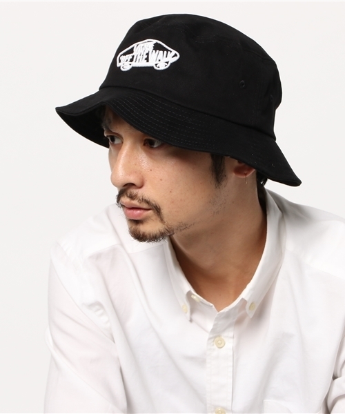 VANS(バンズ)の「WEGO/VANS Bucket Hat(ハット・メンズ・ホワイト/ブラック・FREE)」の3枚目の写真