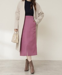 N.（N. Natural Beauty Basic） | 【追加生産】カルゼストレッチタイトスカート(スカート)